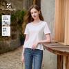 Fragrant Shadow White Pure Cotton Short-sleeved T-shirt