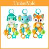 Elephant Fox Dinosaur Animal Plush Car Hanging Toy With Teether For Baby Interactive Play And Soothing