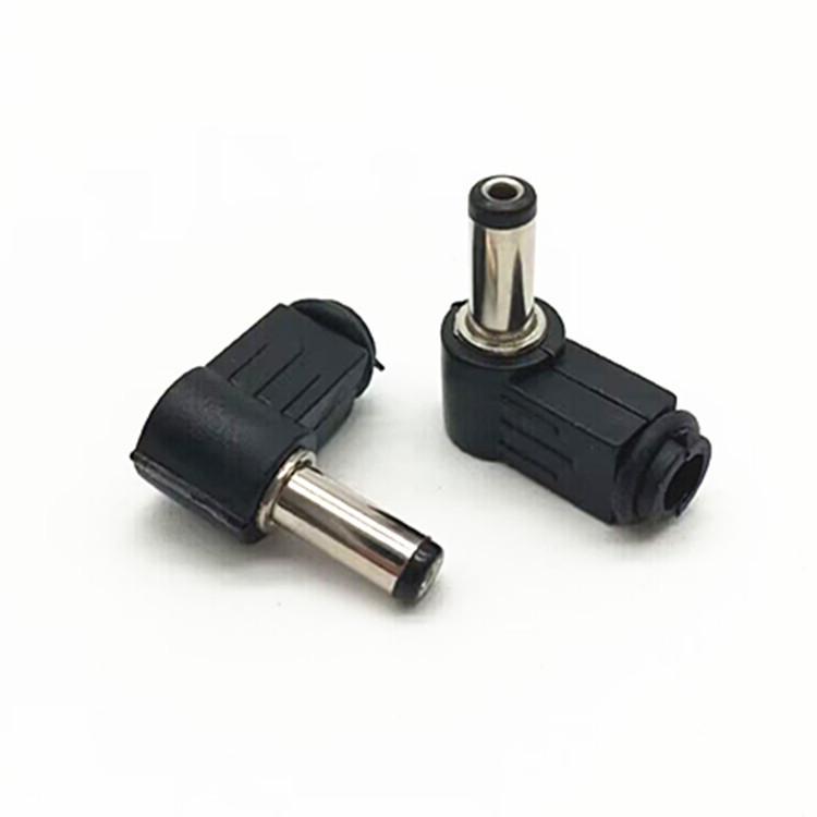 Угловой DC Штекер Питания 90°, 5.5x2.1x14MM и 5.5x2.5x14MM