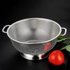 Solid Ring Base Vegetable Washing Basin Fine Mesh Filter Draining Basket  Kitchen