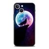 Чехол для телефона Cover для iPhone 17 Pro Max 16 15 14 13 12 11 Pro Max Plus 17AIR Ударопрочный Мягкий ТПУ Корпус Луна Воющий Волк Fundas