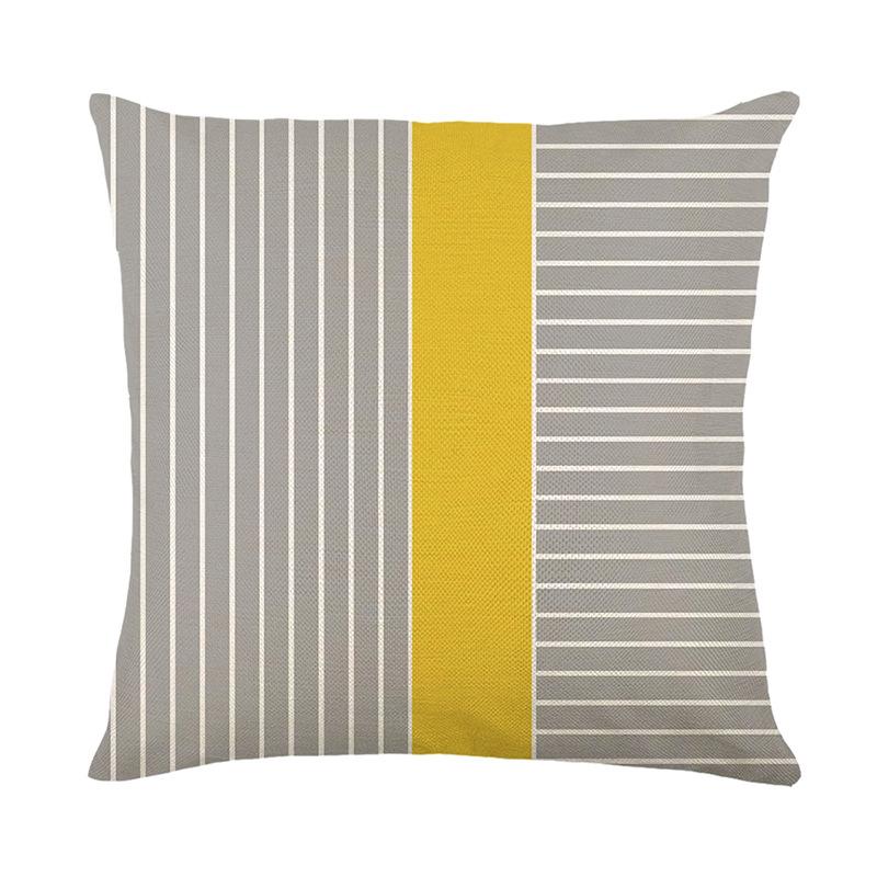 Новая водонепроницаемая наволочка, трехслойная, тонкий лен, масло- и пятноотталкивающая, уличная наволочка с геометрическим принтом