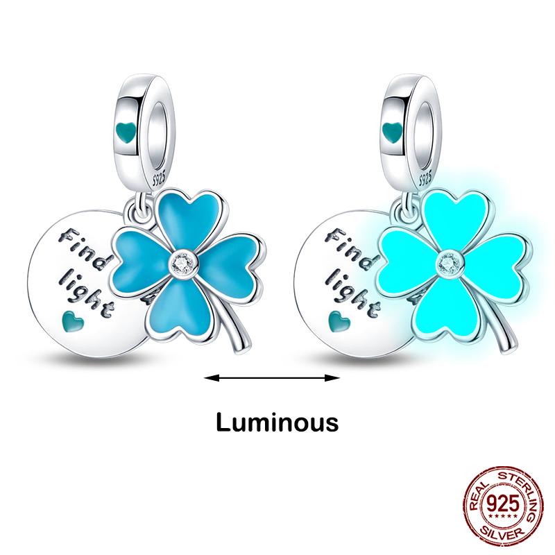 Copper Glow In The Dark Firefly Honeybee Star Charms Beads Fit Qikaola Original Bracelets Fine Diy Jewelry Gift