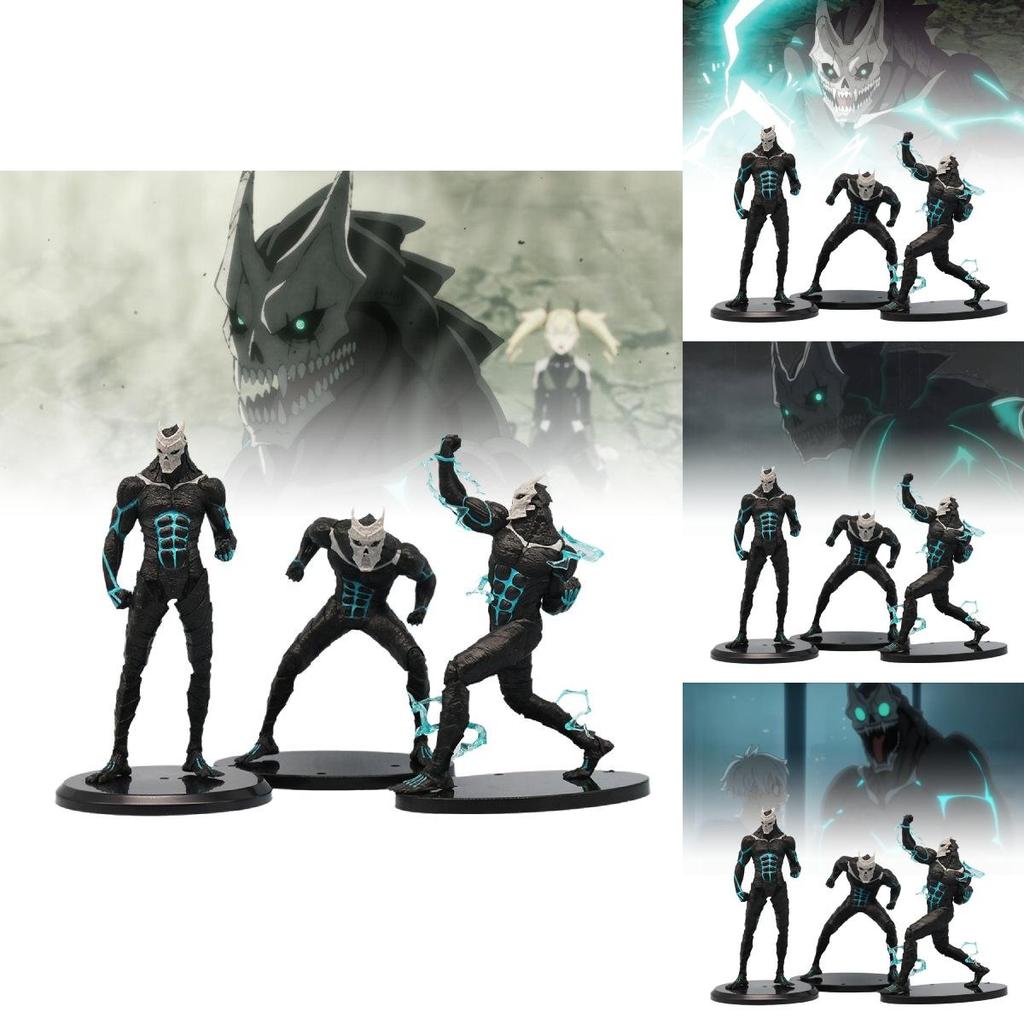 Stunning Monster 8 Collectible Figure Striking Kaifuka Character In Dynamic Poses Pvc Model