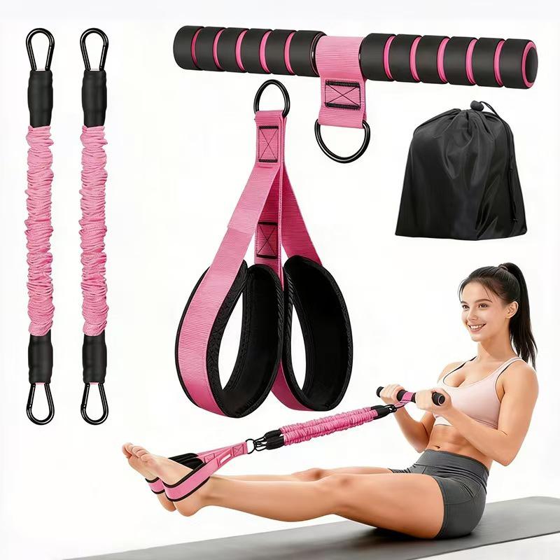 8-Foot Sit-up & Slimming Elastic Rope for Abdomen and Legs