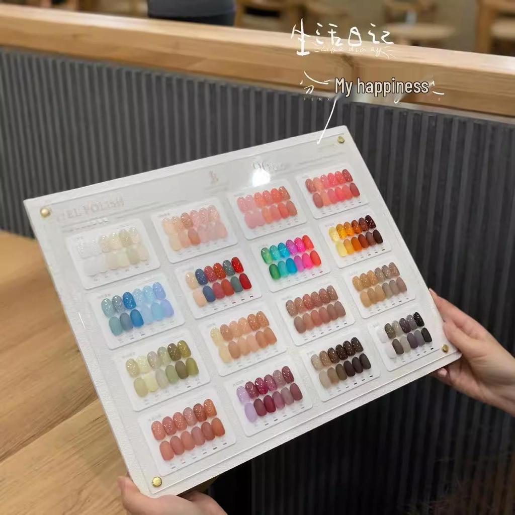 Набор гель-лаков Baby Jona 96 цветов - Полупрозрачный и отбеливающий полупрозрачный гель для ногтей