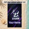Beach TowelMelbourne Storm Custom Name Text Personalized Soft Towel for Beach Pool Indoor Home Decor Gift
