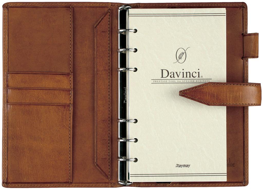 Raymay Fujii System Notebook Da Vinci Loloma Classic Bible Brown DB3011C