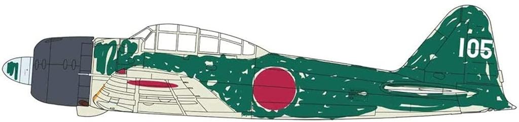 Fine Molds Серия «Рекисо Отомэ» Аой с Zero Fighter Type 22 Пластиковая модель-конструктор HC7 1/35 (Масштаб 1/72)