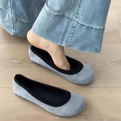 Туфли на плоской подошве с леопардовым принтом, женские мокасины с круглым носком, повседневная удобная обувь 2024 года, новый тренд осени, для путешествий, прогулок, Mujer Zapatos