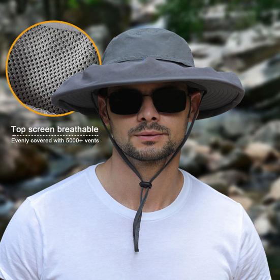 Шляпа с москитной сеткой для мужчин и женщин с широкими полями, защита от солнца, панама с вуалью, защита от насекомых для рыбалки, пешего туризма
