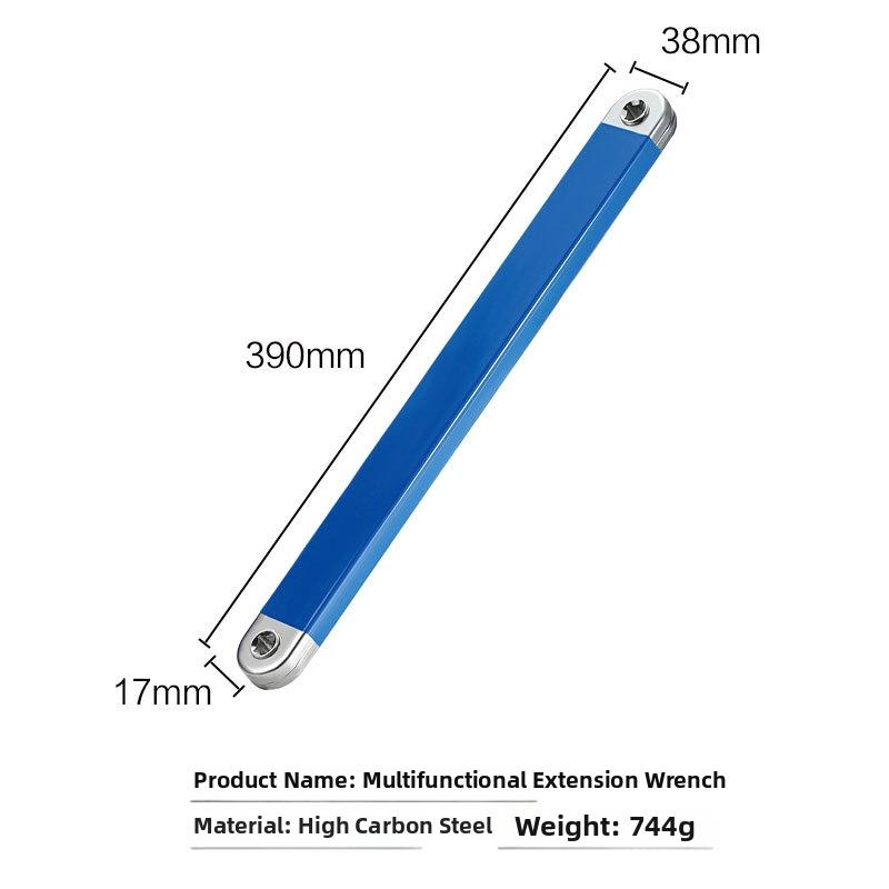 Compact Offset Extension Wrench 4 Adapter for Automotive Hand Tool