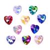 Heart Gem Crystal Rhinestone Pendant for DIY Earrings