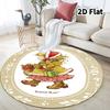 Sarakey Round Area Rug Carpet Rug For Living Room Bedroom Sofa Playroom Decor Nonslip Floor Mat