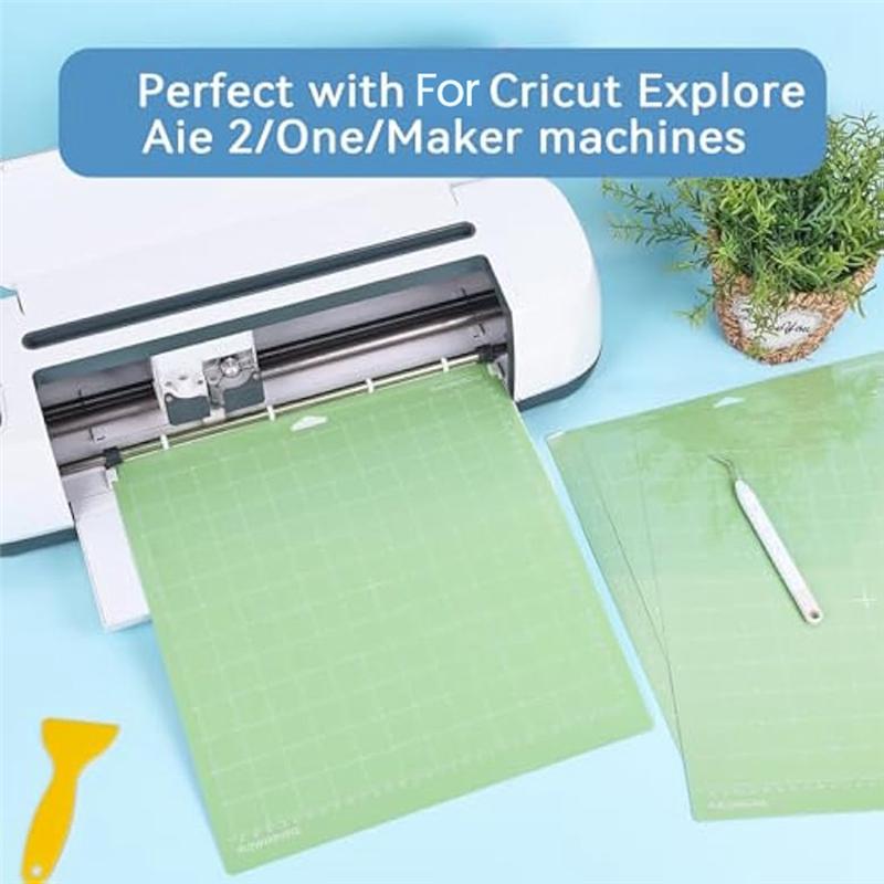 Повышение! 5 шт. Коврики для резки для Cricut - 12x12 дюймов, зеленые, стандартный захват, коврики для резки для Cricut Explore Air 2/ Maker 2/3, замена