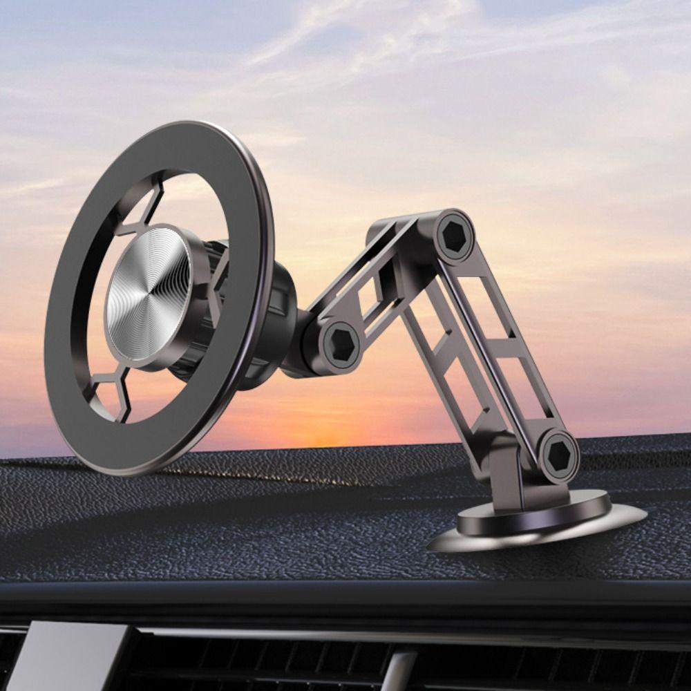 Anti-Shake Magnetic Car Phone Holder Folding Smartphones Support Bracket Air Vent