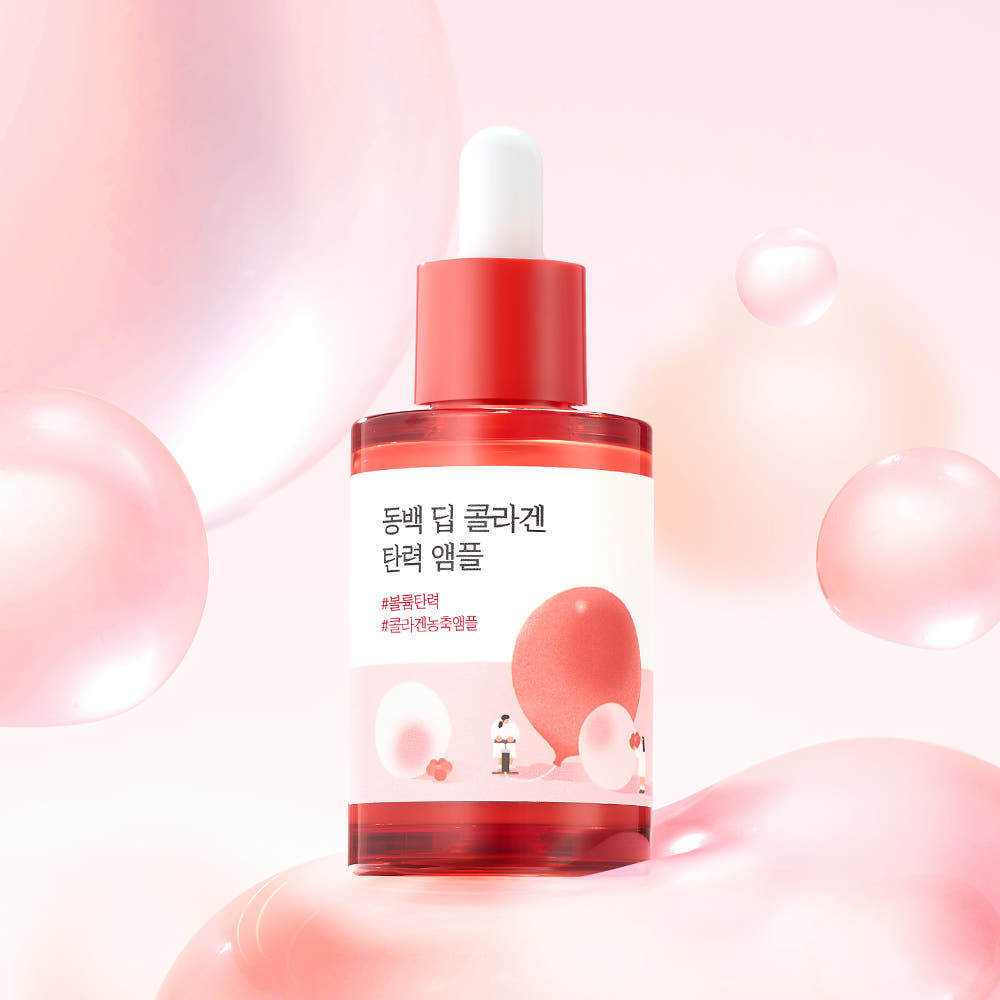 Round Lab Camellia Deep Collagen Firming Ampoule 30ml PDRN & Collagen Elasticity Serum