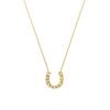 Necklace K18 Yellow Gold Diamond Horseshoe AGVN603240DI [Vendome Aoyama] [Official]