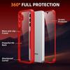 Coque de Protection - BOOLING - pour Samsung Galaxy S25 FE - TPU Souple - PC Rigide - Rouge