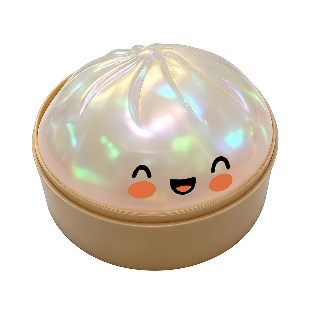 Dumpling Stress Balls Toy with Steamer Simulation Food Squishies Bun Fidget Sensory Toys for Home Desktop Decoration Party Gifts
