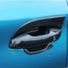 For BYD YUAN PLUS ATTO 3 2022 2023 ABS Carbonfiber Balck Car Door Handle Bowl Cover Trim Sticker Car External Accessories