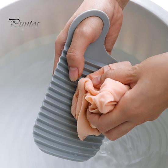 Puntos Plastic Laundry Board Cute Thicker Mini Hand Wash Scrubboard