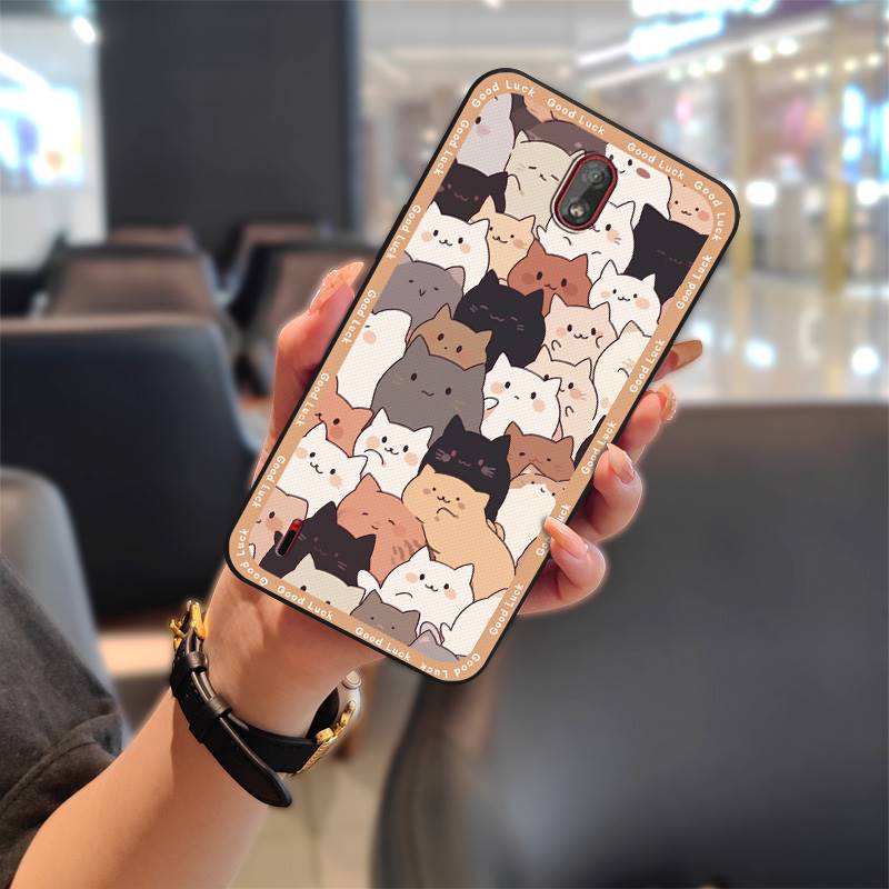 Soft Case Dirt-resistant Phone Case For Nokia C1 Durable Silicone Cartoon TPU Back Cover Waterproof Anti-knock Cover