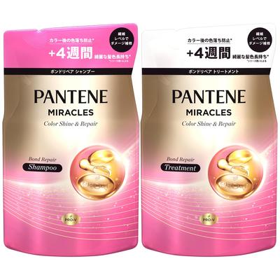 Pantene Miracles Шампунь-уход 350 г 350 г Сменный блок Цвет и блеск Восстановление Уход от выцветания Уход за цветом & + & [Покупка набора]