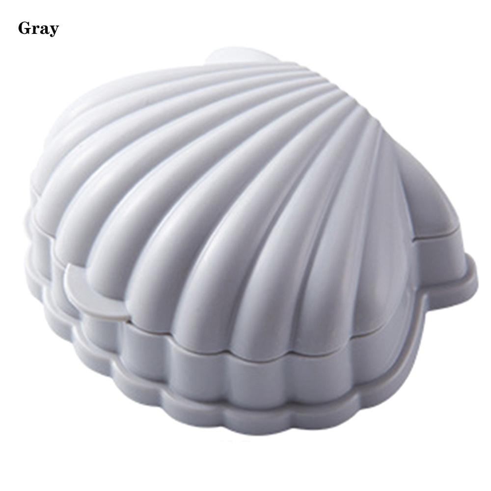 Home Travel Bathroom Accessories Container Shell Shape Storage Case Soap Box Soap Dish Drain Rack
