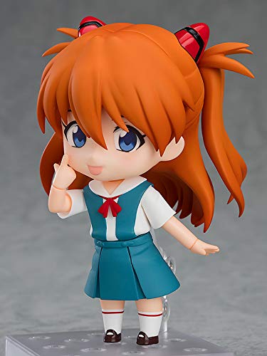 Nendoroid Evangelion Новая Театральная Версия Шикинами Аска Лэнгли Раскрашенная Подвижная Фигурка Не Масштабная ABS&PVC