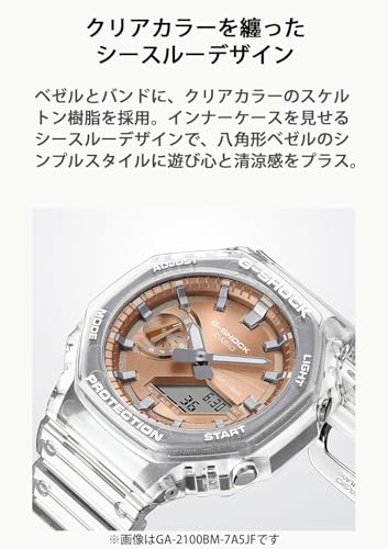 Часы Casio G-Shock (GA-2100BM-7A2JF) Мужской яркий металлический циферблат (Официальный японский продукт) чистый