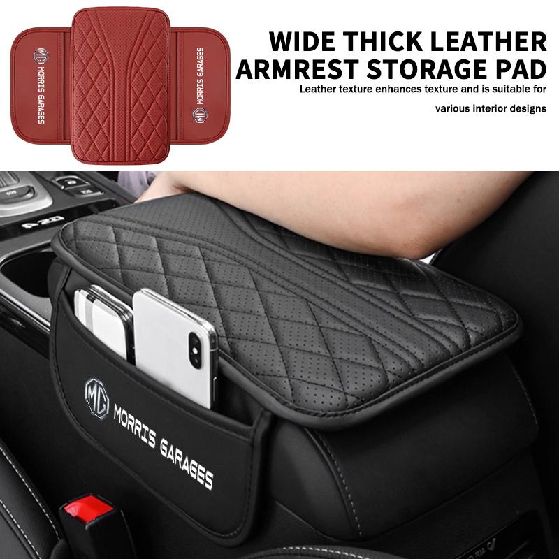 Universal Car Seat Armrest Center Console Pad Auto Arm Rest Mat For MG GT 3 5 6 7 GS Pilot HS ZS Q7
