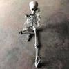 Halloween Decorative Skull Sculpture Movable/Posable Joints Body Anatomy Model Festival Theme Full Size Home Party Decorations