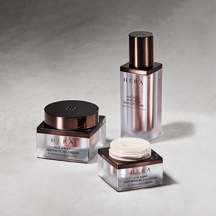 Hera Крем для век Age Away Aesthetic BX 25 мл – Продвинутое средство против морщин, для уплотнения и осветления, Корейский