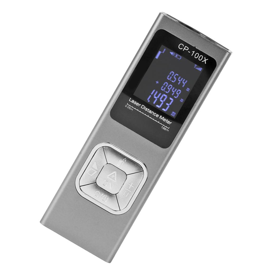 Laser Distance Meter Ultra Thin Rechargeable High Accuracy Mini Digital Laser Measurement Tool for