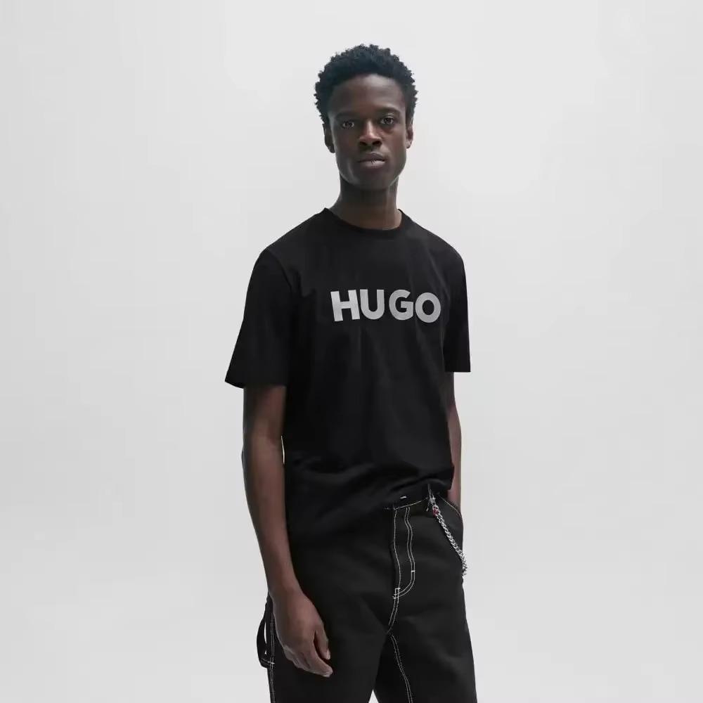 Высококачественная брендовая мужская футболка HUGO с коротким рукавом, роскошная футболка, летняя повседневная хлопковая женская футболка, модная детская одежда, футболки