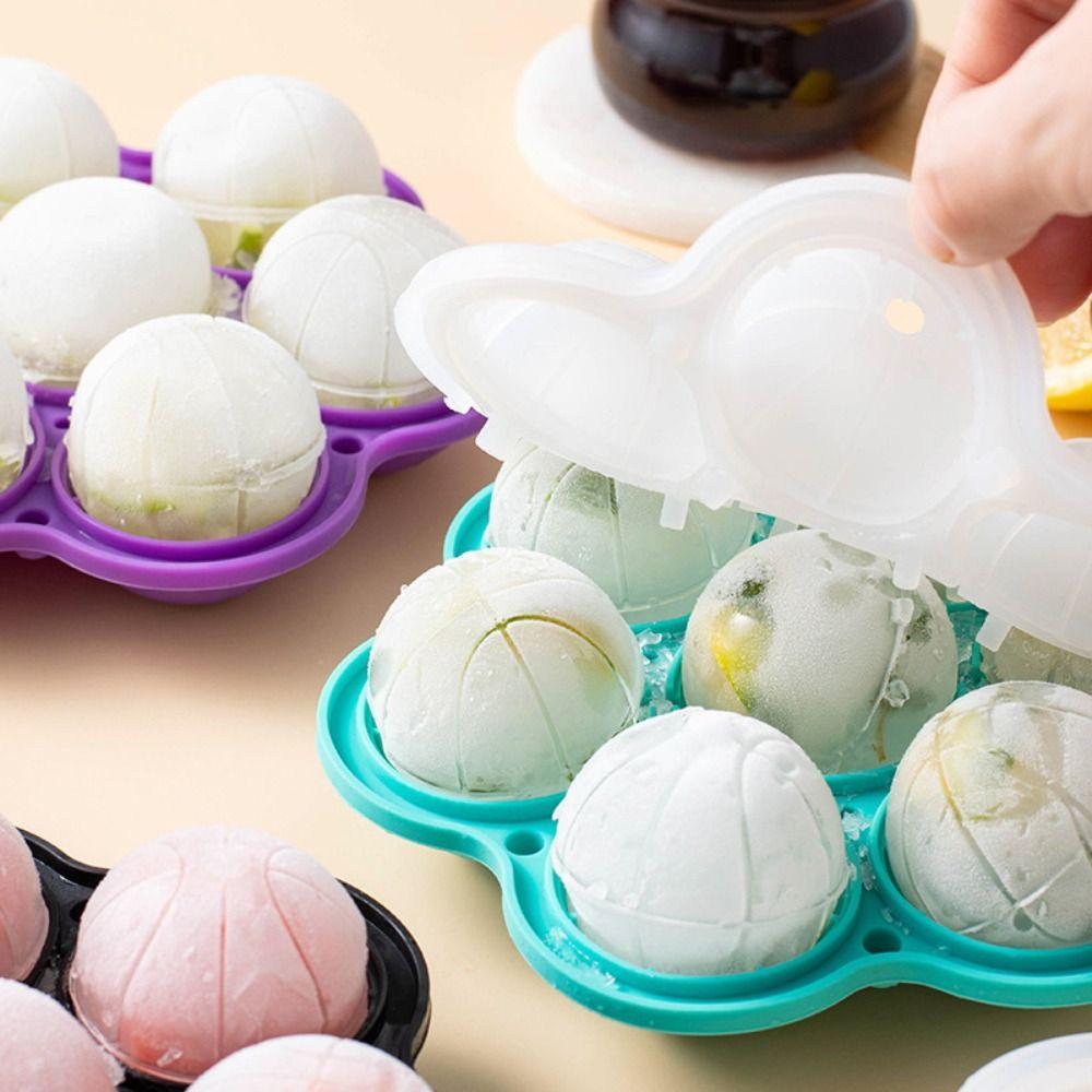 Circular Ice Hockey Mold Silicone Ball Ice Maker Frozen Ball Ware Ice Cube Mold Summer