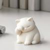 Украшение-кошка, 3D-печатное украшение-антистресс, Фигурка с матовой текстурой, закрывающая лицо кошки, для декора рабочего стола