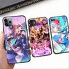 Чехол для телефона с милой девушкой Bang Dream для IPhone 14 13 12 11 XS X 8 7 6 Plus Mini Pro Max SE 2022, мягкий черный чехол для телефона