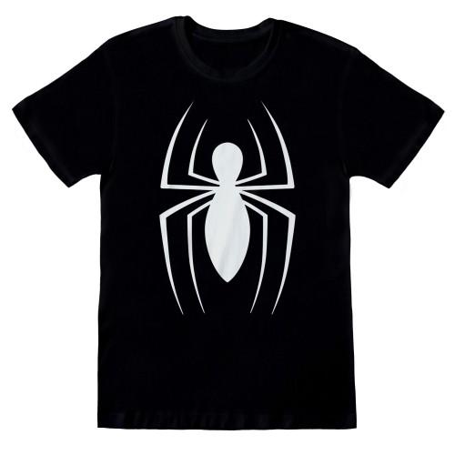 Spider-Man Unisex Adult Monochrome T-Shirt