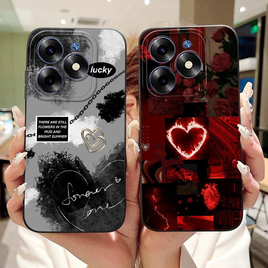 Чехол для Tecno Spark 20C Spark20 Pro KJ6 Новый модный чехол с рисунком-конфетой Ударопрочный чехол для телефона Для Tecno Spark 20 Pro Plus Корпус