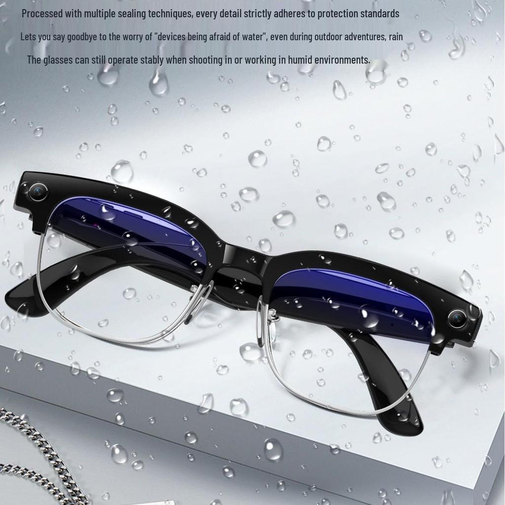 W630 Smart Glasses: 8MP Camera, Dual Mic, AI Object Recognition, HD Sound, Bluetooth.