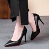 Shoes for Women 2024 New Super High Heel 10CM Women's Pumps Simple Elegant Ladies Dress Shoes Sexy Thin Heel Black High Heels