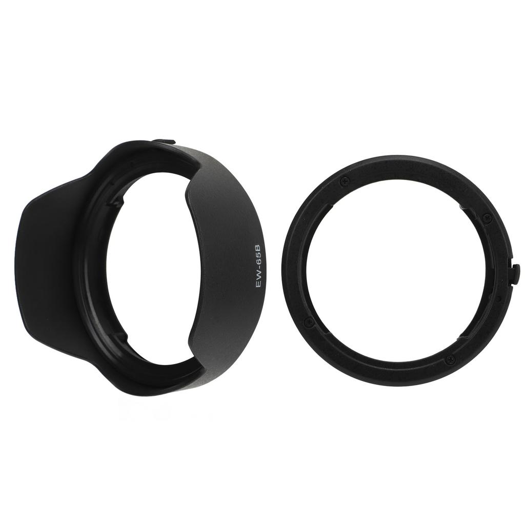 Lens Hood Bayonet Round Backbuckle Replacement Accessories for RF50mm F1.8 Black EW 65B
