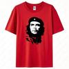 Vintage Che Guevara Silhouette Oversized Tshirt Retro Revolutionary Graphic Tee Punk Streetwear Heavy Cotton Top