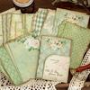 30Sheets/set Vintage Flower Pattern Decor Material Paper Creative DIY Journal Collage Material Stationery