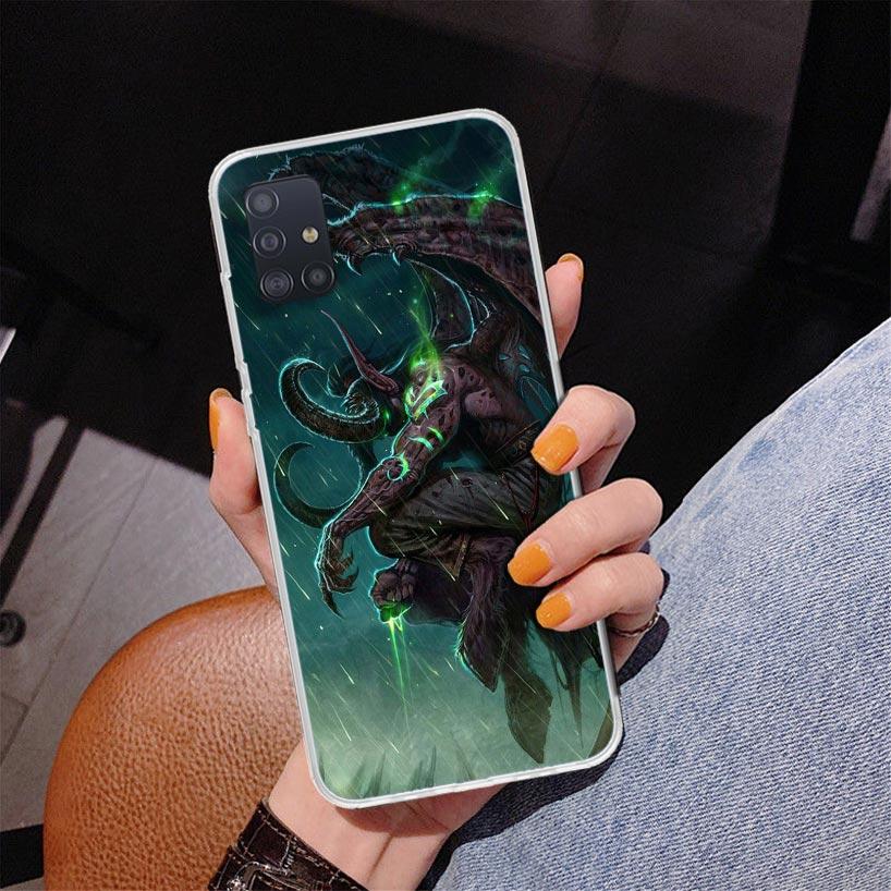 W-World Of W-Warcraft W-Wow Phnoe Case for Samsung Galaxy A12 A22 A32 A42 A52 A51 A50S A20S A10S A41 A31 A21S A40 A30S A20E A71