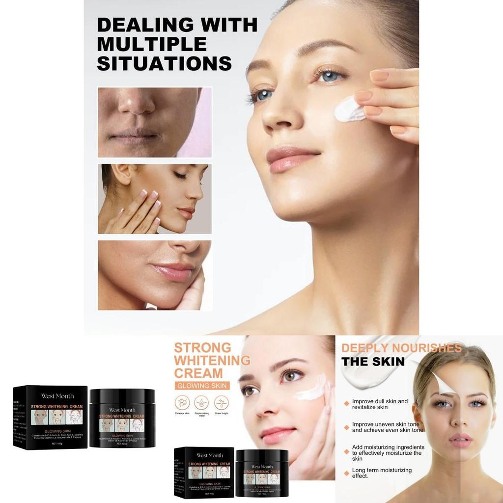 West Month Осветляющий крем для сияющей кожи Питательный Увлажняющий Восстанавливающий Тусклый цвет лица