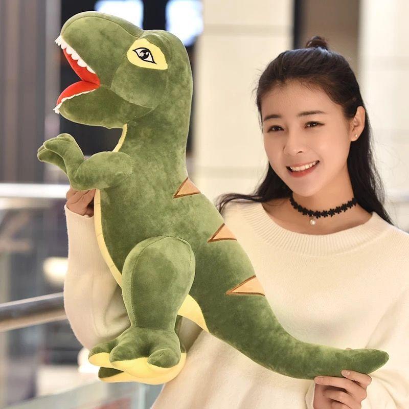 Simulation Dinosaur Plush Toy Doll Tyrannosaurus Doll Large Boy Rag Doll Pillow Children's Birthday Gifts Boys' and Girls' Toys