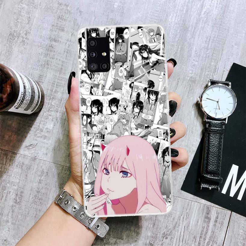 Zero Two Darling In The FranXX Phone Case For Samsung Galaxy A12 A22 A32 A42 A52 A72 A51 A71 5G A41 A31 A21 A02S M12 M21 M31 M30